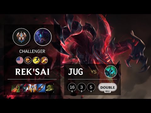 Rek'Sai Jungle vs Hecarim - NA Challenger Patch 10.16