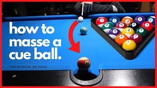 How To Curve A Cue Ball | Billiards Masse Shot Tutorial