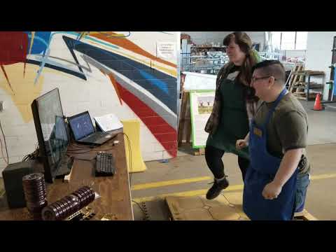 Dance Dance Revolution at the Shaker Makers event