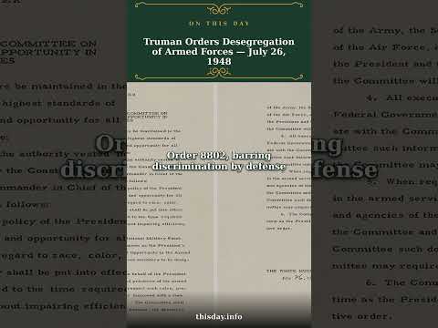 How Did Truman's Desegregation Order Unfold?