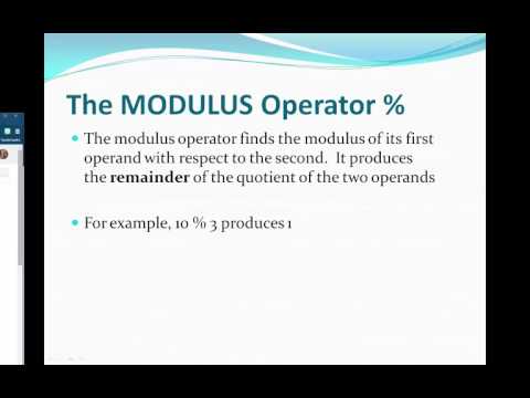 Integer Operations In Java Div Mod And Bus Example