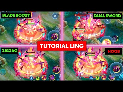 TUTORIAL LING 2026 ( ZIGZAG, BLADE BOOST, DUAL SWORD, ONE SWORD ) & BEST BUILD LING ~ MLBB