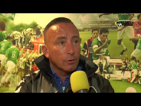 Edwin Grunholz voor Finale Haaglanden Voetbaltoernooi (09-06-2017)