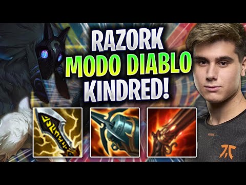 RAZORK MODO DIABLO CON KINDRED! - FNC Razork Juega Kindred Jungla vs Sejuani! | Preseason 2023