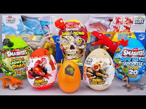 Jurassic World Unboxing Review | Dinosaur Eggs Smashers Toys Collection ASMR