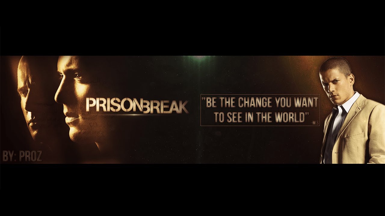 Speedart - Cool Prison Break Wallpaper For 2 Monitor Screens! - Michael Scofield