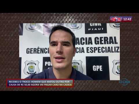 Preso homem que matou por causa de R$50, (15 05 20)