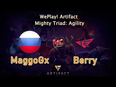 MaggoGx vs Berry - Playoffs | Artifact Mighty Triad: Agility | WePlay!