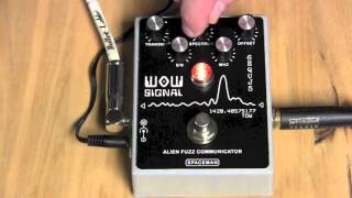 Video thumbnail for Spaceman Effects Wow Signal Fuzz Demo!! by drowninginguitars