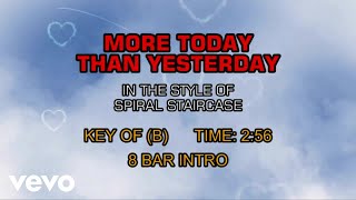 Spiral Starecase - More Today Than Yesterday (Karaoke)