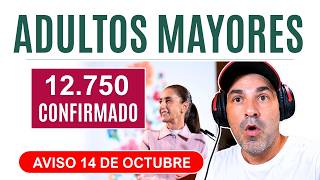 💥LUNES 12 DE OCTUBRE PARA TODOS LOS ADULTOS MAYORES 65 Y MAS💥