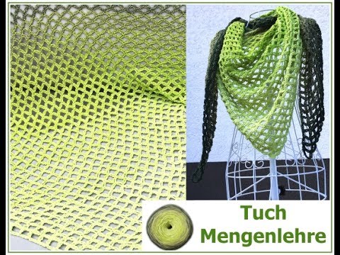 Set Theory Shawl with 1 Bobble | EASY CROCHET | Veronika Hug