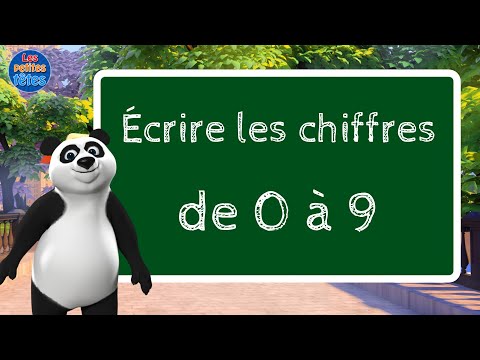 Écrire les chiffres de 0 à 9 - Écriture des chiffres