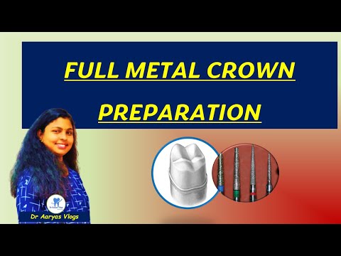 Full metal crown preparation/ Fixed Prosthodontics/ #draaryasvlogs