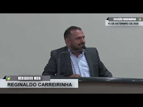 CMBTE - USO DE TRIBULA PELO VEREADOR REGINALDO CARREIRINHA - MDB