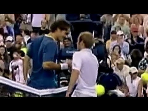 Roger Federer vs Olivier Rochus 2005 US Open R3 Highlights