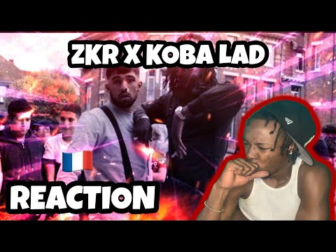 AMERICAN REACTS TO FRENCH DRILL RAP! Zkr Ft. Koba LaD - Poursuite (Clip officiel)