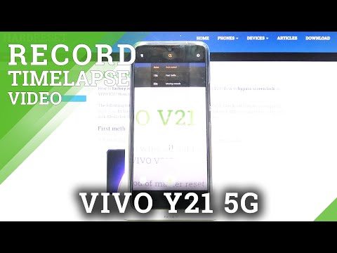 How to Change Speed of Timelapse on Vivo V21 5G?