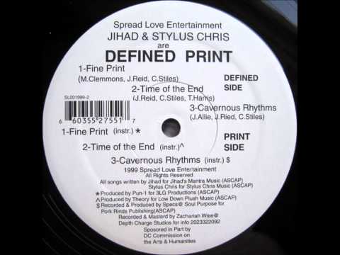 Defined Print - Fine Print