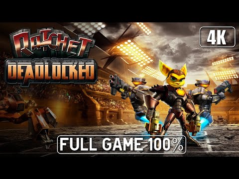 Ratchet: Deadlocked (Gladiator) - Full Game 100% Longplay Walkthrough 4K 60FPS