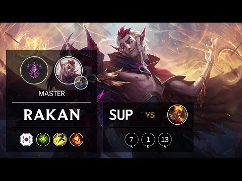 Rakan Support vs Brand - KR Master Patch 9.20