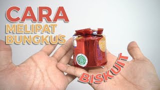 Cara Mudah Melipat Bungkus Biskuit agar Tidak Tumpah, Bisa Disimpan untuk Nanti