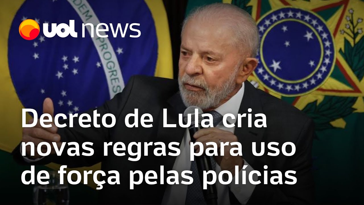 Decreto de Lula cria novas regras para uso de força pelas polícias