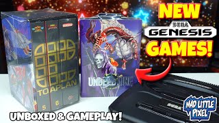 Rare SEGA Genesis Carts JUST Released! Undealine & Toaplan Shooter's Vol. 2 (Unboxing & Gameplay)