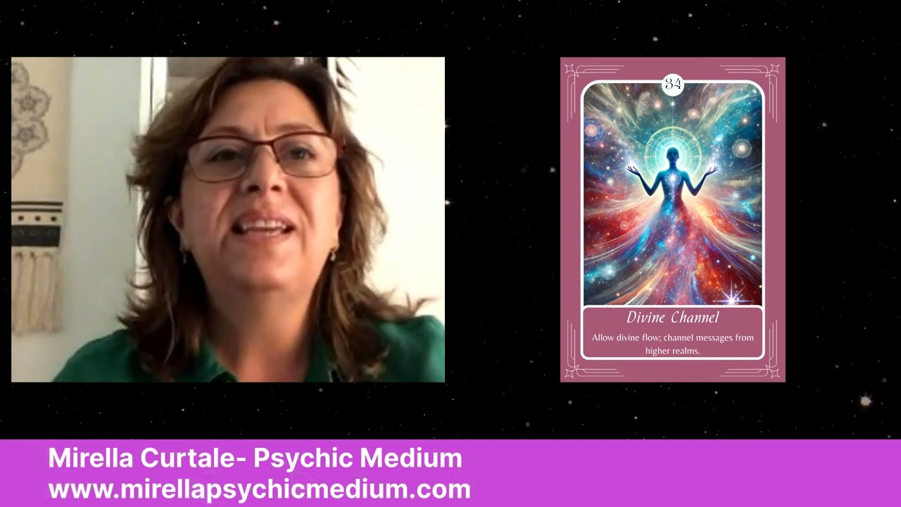 Card 34: Divine Channel - Mirella Curtale | Psychic Medium
