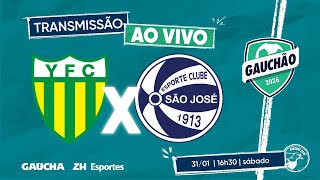 JOGO COMPLETO: YPIRANGA 1x1 SÃO JOSÉ | GAUCHÃO 2026 | 31/01/2026