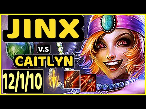 KLAUS (JINX) vs CAITLYN - 12/1/10 KDA BOTTOM ADC CHALLENGER GAMEPLAY - BR
