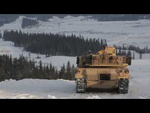 Powerful M1 Abrams VS Leopard 2 Tanks live fire