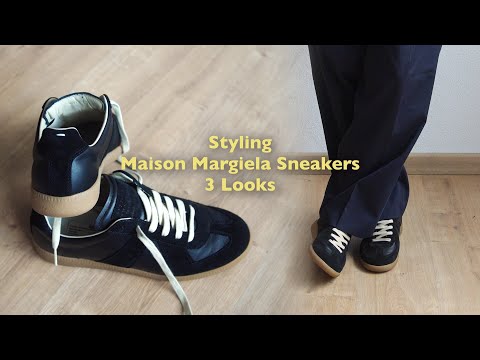 How to Style Maison Margiela GATs Sneakers - Unboxing and On Feet (3 Pants Styles)