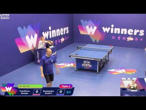 WINners CUP table 2  14.10  Tveritinov Roman - Kuzmenko Dmitrii 20:15