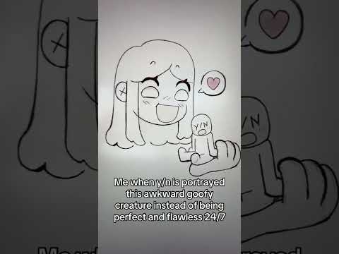 Finally a relatable y/n  #art #drawing #digitalcharacter #artist #fandom