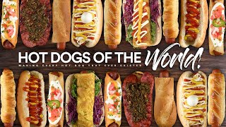 I made EVERY HOT DOG in the World! | Guga Foods