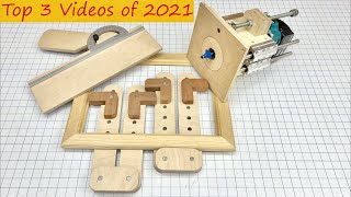 Top 3 Woodworking Videos of 2021 // Kanalımdaki 2021'in En İyi 3 Videosu