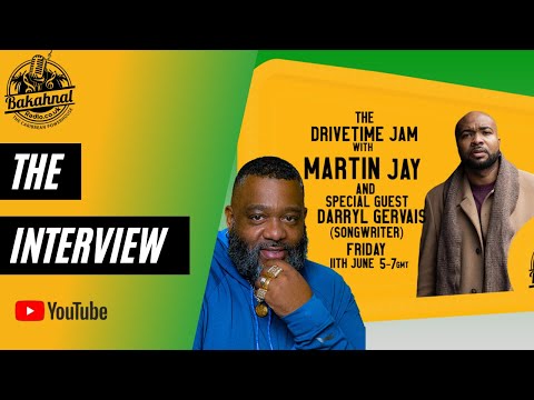 He is super talented ! .....Martin Jay's Drivetime Jam interview with Darryl Gervais