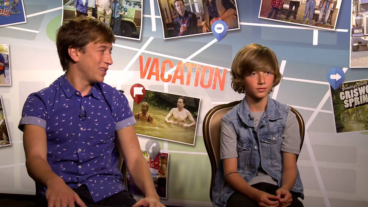 Vacation: Skyler Gisondo & Steele Stebbins Official Movie Interview | ScreenSlam
