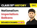 Nationalism | Imperialism | Balkans | Nationalism in Europe | History | Class 10th