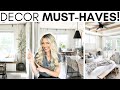 HOME DECOR MUST-HAVES || DECORATING FAVORITES || FURNITURE AND DECOR IDEAS