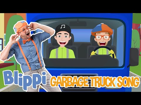 BLIPPI - Garbage Truck Song | Vehicles for Kids | Kids Songs & Nursery Rhymes | Baby Videos