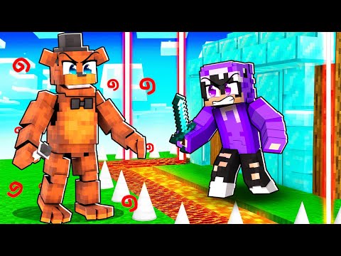 FNAF's ANIMATRONICS vs. MINECRAFT's SECURE BASE