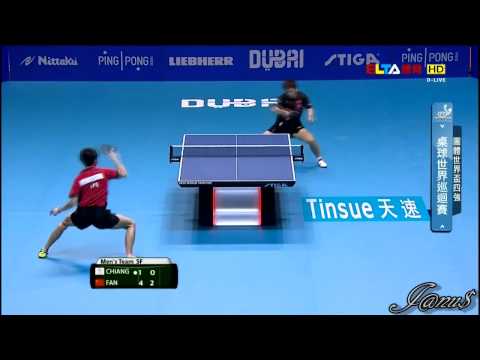 2015 World Team Cup MT-SF1/game1: FAN Zhendong - CHIANG Hung-Chieh [HD] [Full Match|Short Form]