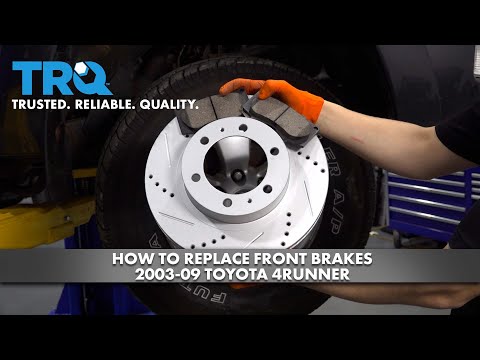 How to Replace Front Brakes 2003-2009 Toyota 4Runner