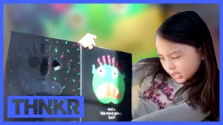 Go Away Big Green Monster! Story Time for Kids | Kids Teaching Kids