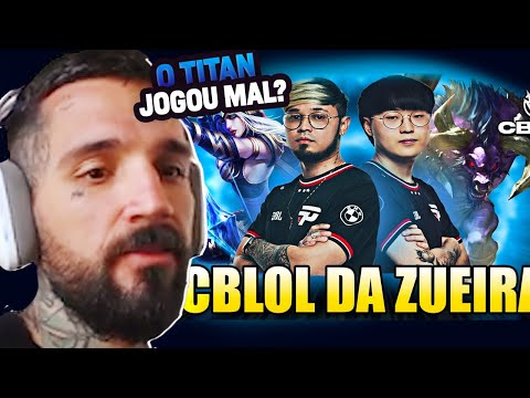 BRTT REAGINDO AO BRONZIOCRE - KURI DESTRUINDO o JOGO e DRIFT do TITAN - CBLOL DA ZUEIRA