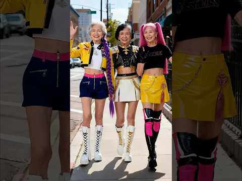 What if Rumi, Mira, and Zoey all grow old someday？#jinu #kpop #rumi #mira #zoey #kpopdemonhunters