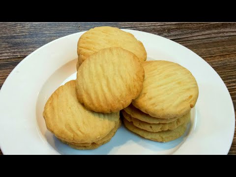 3 Ingredient Butter Cookies - Easy Butter Cookie Recipe