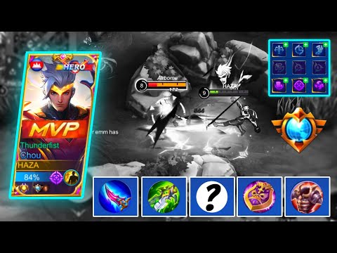 CHOU EMBLEM SET 2022 AND BUILD / NEW UPDATE SEASON 25 / CHOU NEW META GAMEPLAY / MOBILE LEGENDS